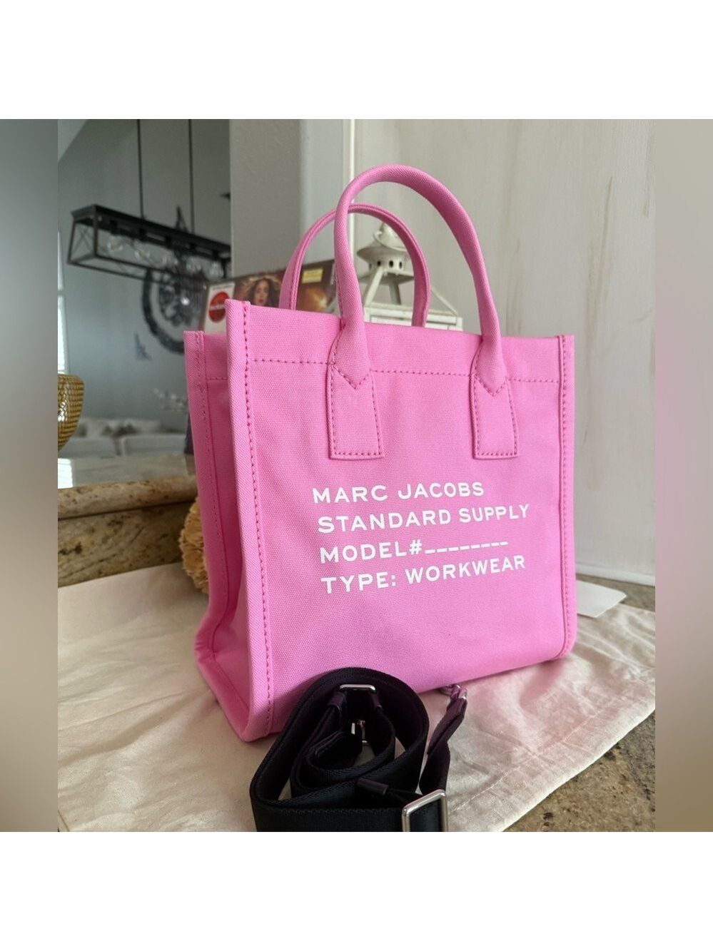 Marc Jacobs Pink Workwear Tote